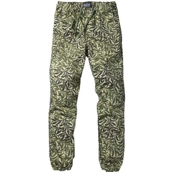 Matchstick NWT Men's Green Max Leaf Print Chino Jogger Pants, Size 36x32 - Picture 3 of 8